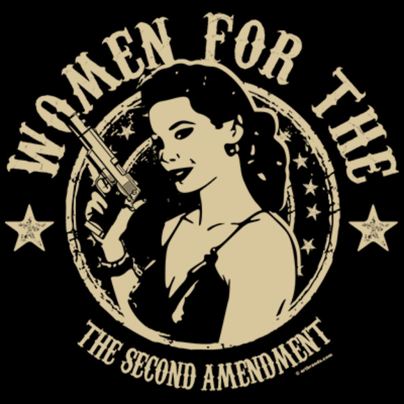 Women For Second Amendment Gun T-Shirt - Picture 2 of 2